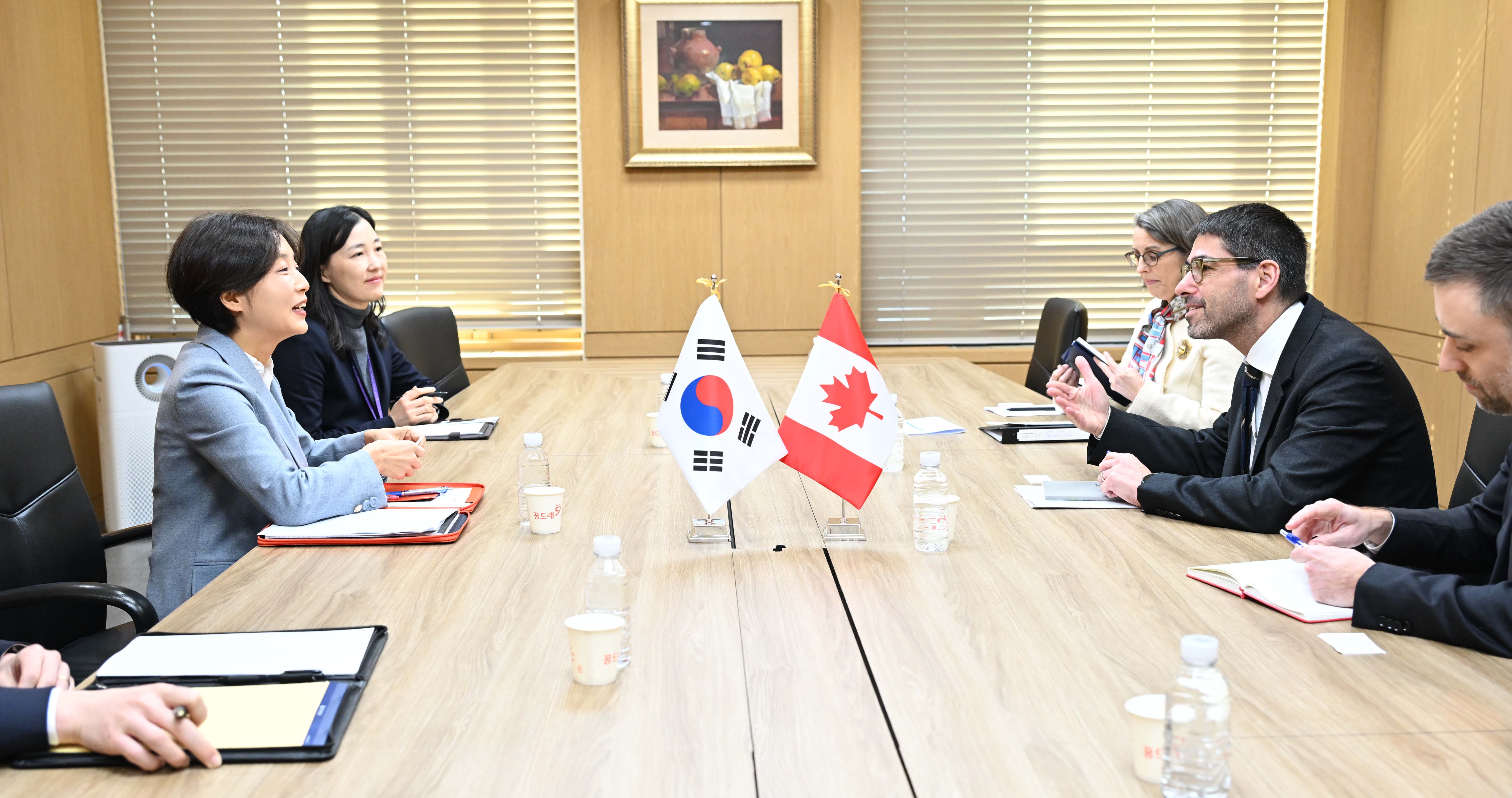 정의혜 차관보, 리차드 알바이터 캐나다 국제안보·정무 차관보와 면담